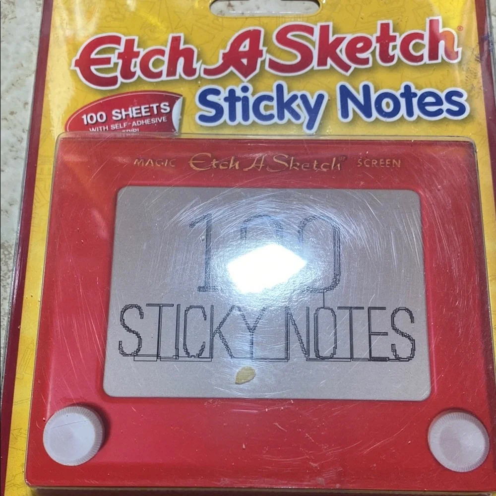 Etch A Sketch Sticky Notes